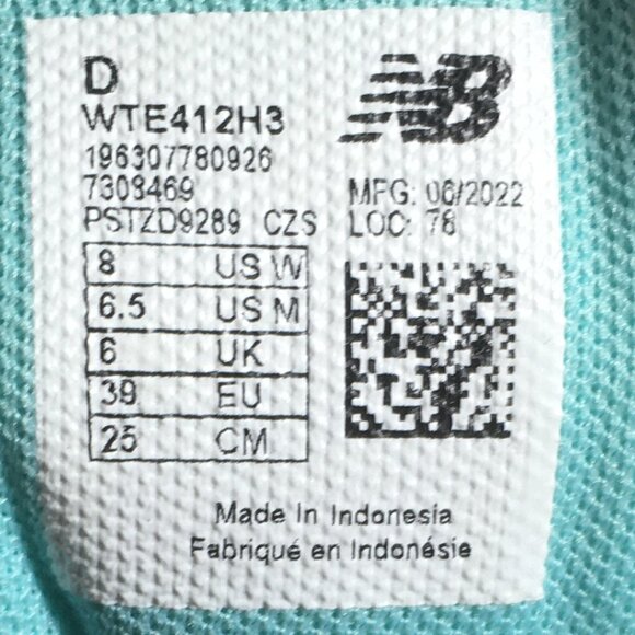 New Balance 412v3 Trail Running Shoes Womens Size 8 D Wide Gray WTE412H3 - Picture 9 of 10